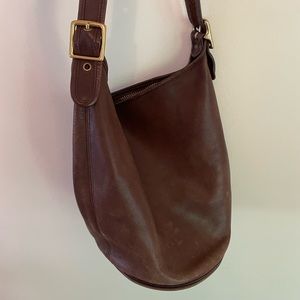 Vintage Coach XL Bucket Bag in Brown